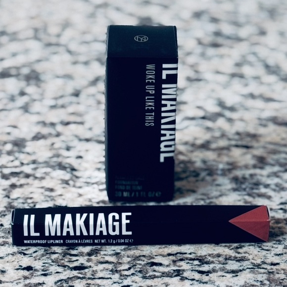 NIB IL Makiage Woke Up Like This Foundation {shade 035} + Lip Liner {Antique}